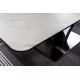 Стіл CANYON CERAMIC білий мармур / чорний мат 160(220)x90 Signal
