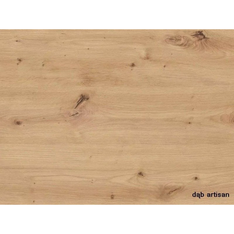 Стіл DANTE круглий розсувний 102(142)X102 дуб ремісничий/чорний Signal