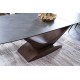 Стіл DOLCE CERAMIC сірий мармур / горіх 180(240)X95 Signal