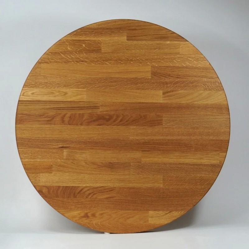 Стіл Обідній Puro II 70х70 Масив Дуба / Чорний Signal