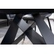 Стіл WESTIN SC білий ефект мармуру / чорний мат 120(160)X80 Signal