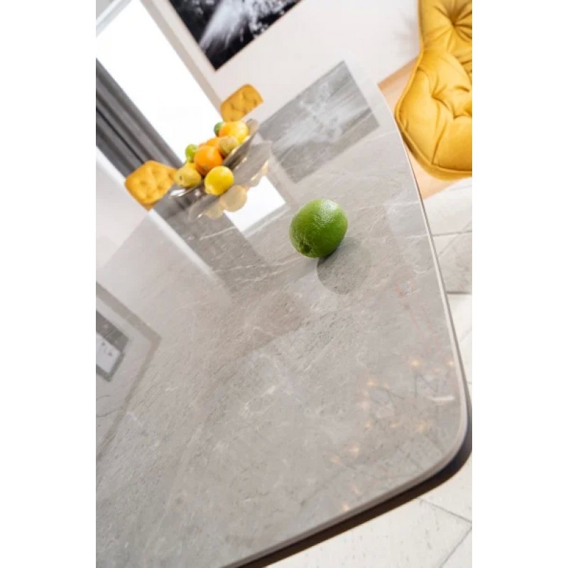 Стіл обідній Cortez Ceramic 90X160 Сірий Ефект мармуру Signal
