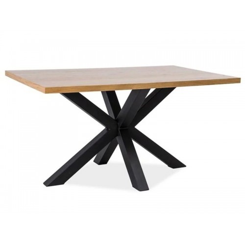 Стіл обідній Cross Дуб / Чорний 180х90 Signal