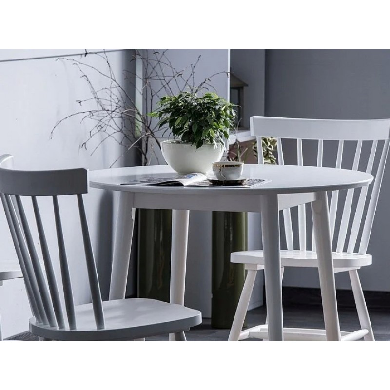 Стіл обідній Larson 90x90 Білий Signal