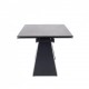 Стіл обідній SALVADORE CERAMIC II 120(180)X80 Сірий / Чорний мат  Signal