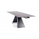 Стіл обідній SALVADORE CERAMIC II 120(180)X80 Сірий / Чорний мат  Signal