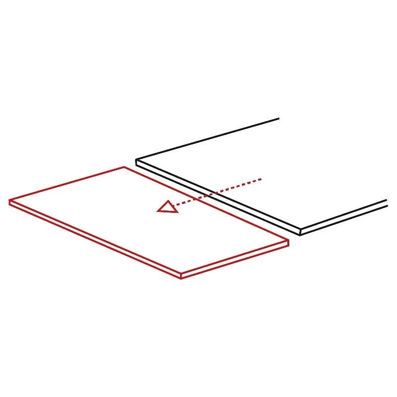 Стіл обідній SALVADORE CERAMIC II 120(180)X80 Сірий / Чорний мат  Signal
