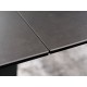 Стіл обідній SALVADORE CERAMIC II 120(180)X80 Сірий / Чорний мат  Signal