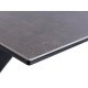 Стіл обідній SALVADORE CERAMIC II 120(180)X80 Сірий / Чорний мат  Signal