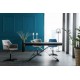 Стіл обідній Westin II 160 (240) x90 Ефект каменю Чорний / Чорний Signal