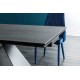 Стіл обідній Westin II 160 (240) x90 Ефект каменю Чорний / Чорний Signal