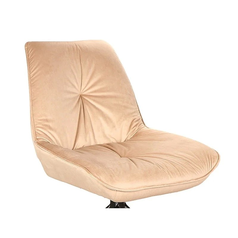 Стілець BOOGIE I VELVET чорний каркас / беж Signal