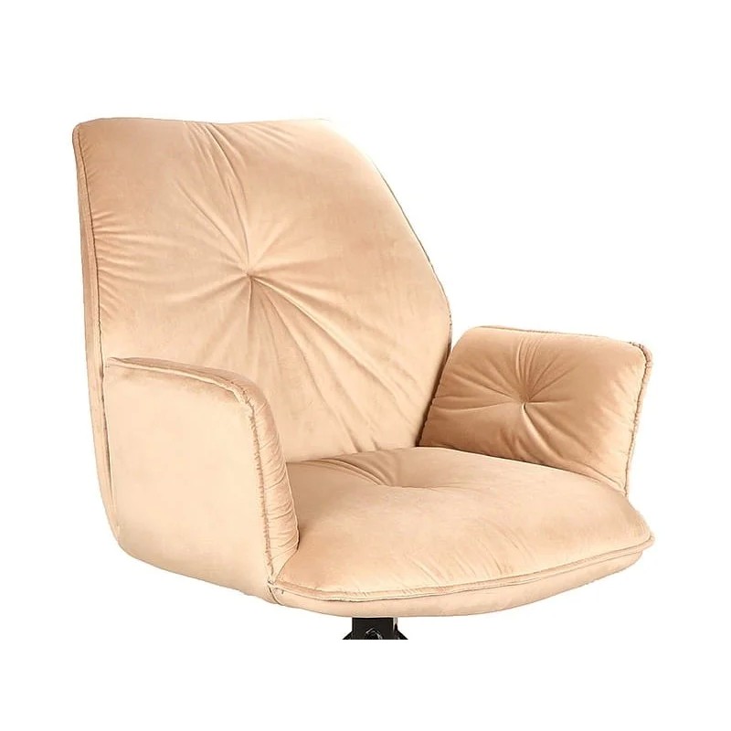 Стілець BOOGIE II VELVET чорний каркас / беж  Signal