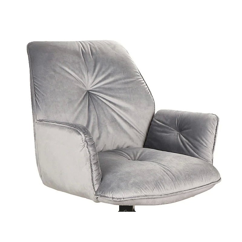 Стілець BOOGIE II VELVET чорний каркас / сірий  Signal