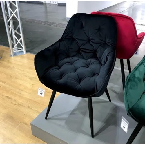 Стілець Cherry Velvet Чорний Signal