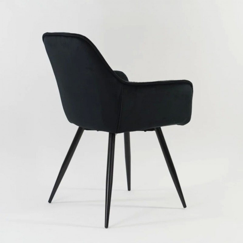 Стілець Cherry Velvet Чорний Signal