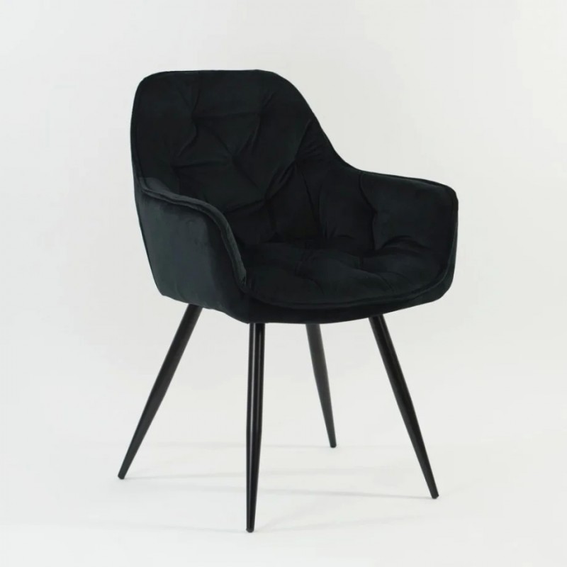 Стілець Cherry Velvet Чорний Signal