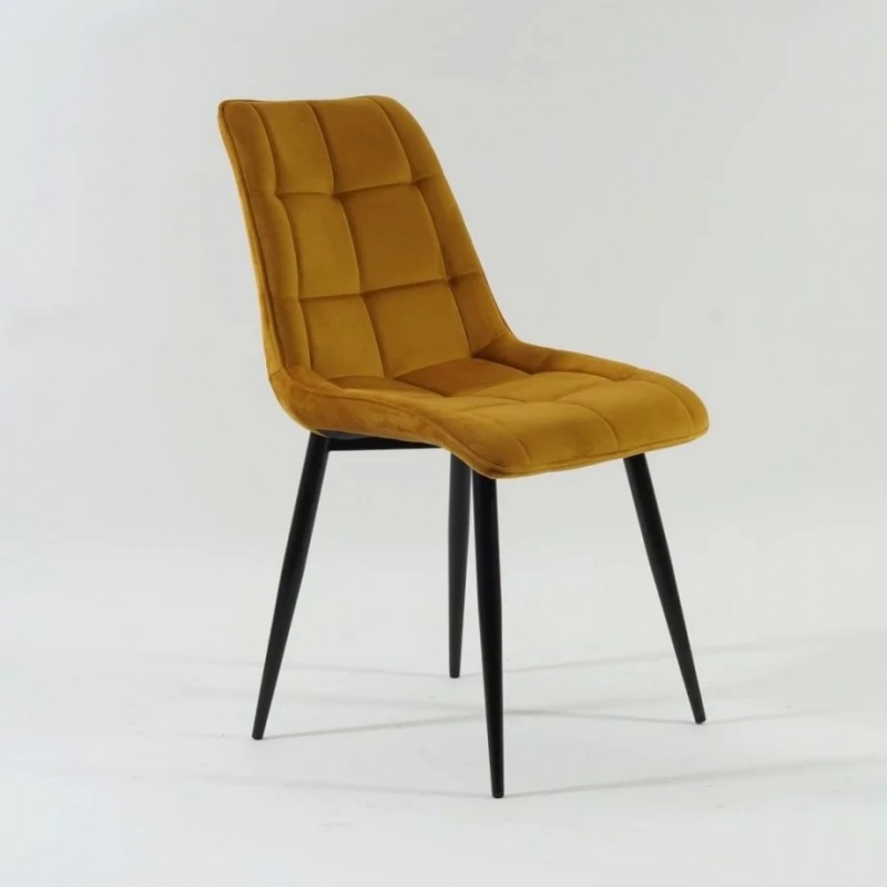 Стілець Chic Velvet Карі / Чорний Signal