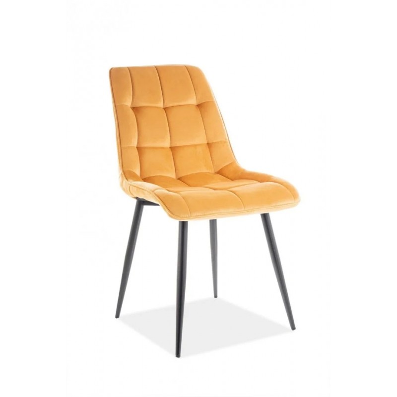 Стілець Chic Velvet Карі / Чорний Signal