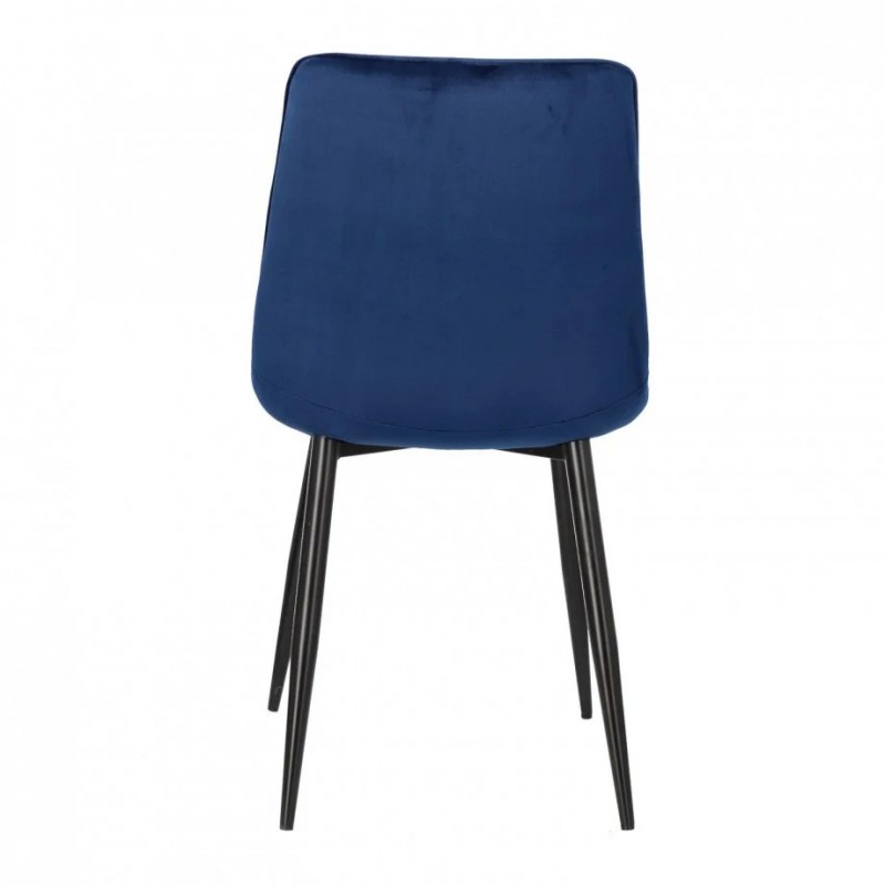 Стілець Chic Velvet Синій / Чорний Signal