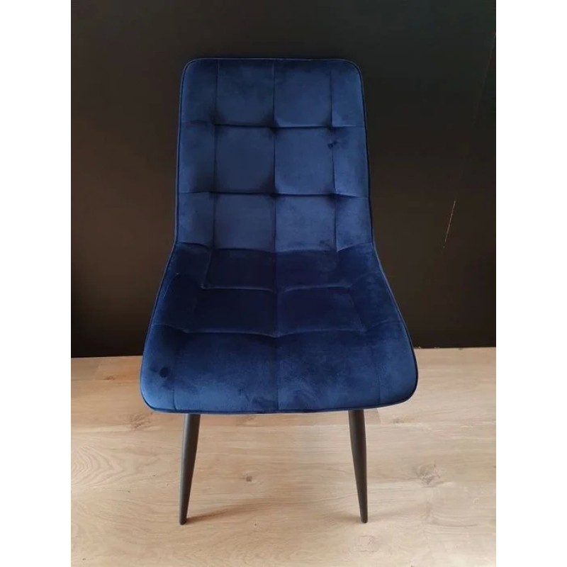 Стілець Chic Velvet Синій / Чорний Signal