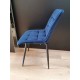 Стілець Chic Velvet Синій / Чорний Signal