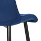 Стілець Chic Velvet Синій / Чорний Signal