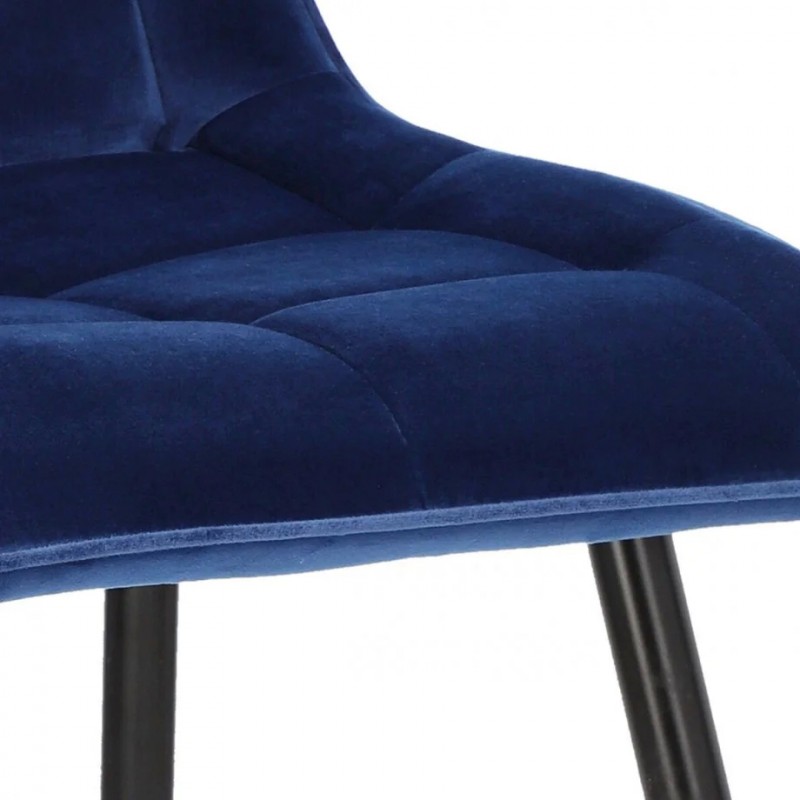 Стілець Chic Velvet Синій / Чорний Signal