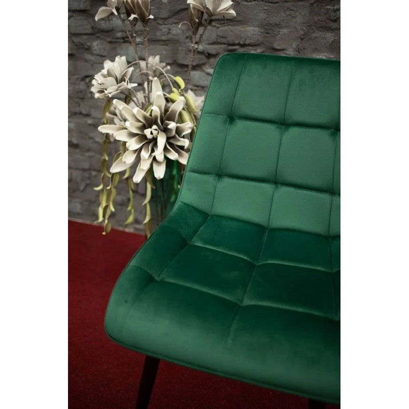 Стілець Chic Velvet Зелений / Чорний Signal