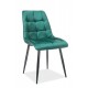 Стілець Chic Velvet Зелений / Чорний Signal