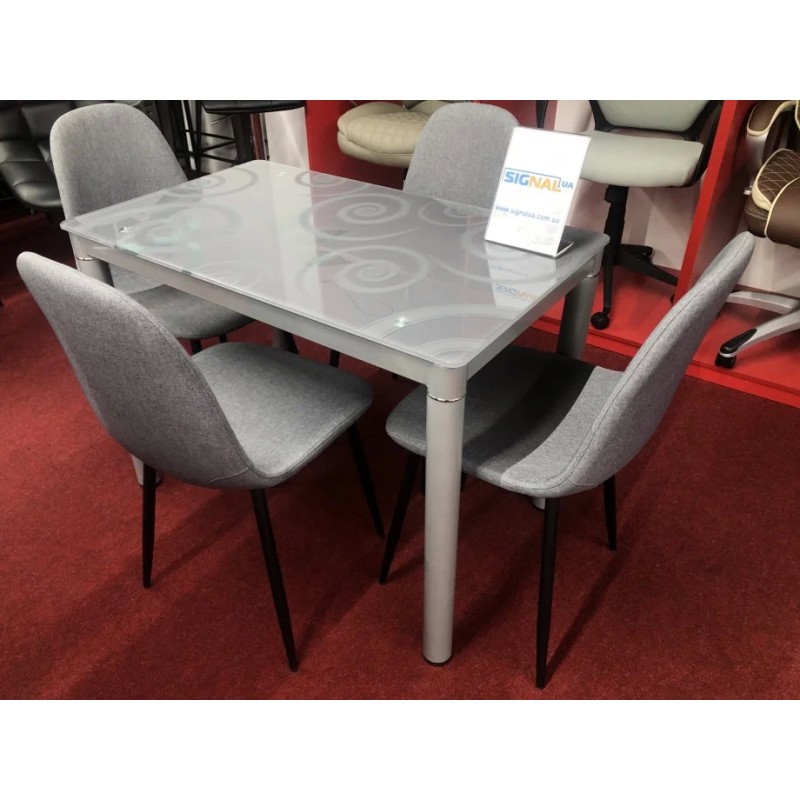 Стілець Fox Сірий / Чорний Signal