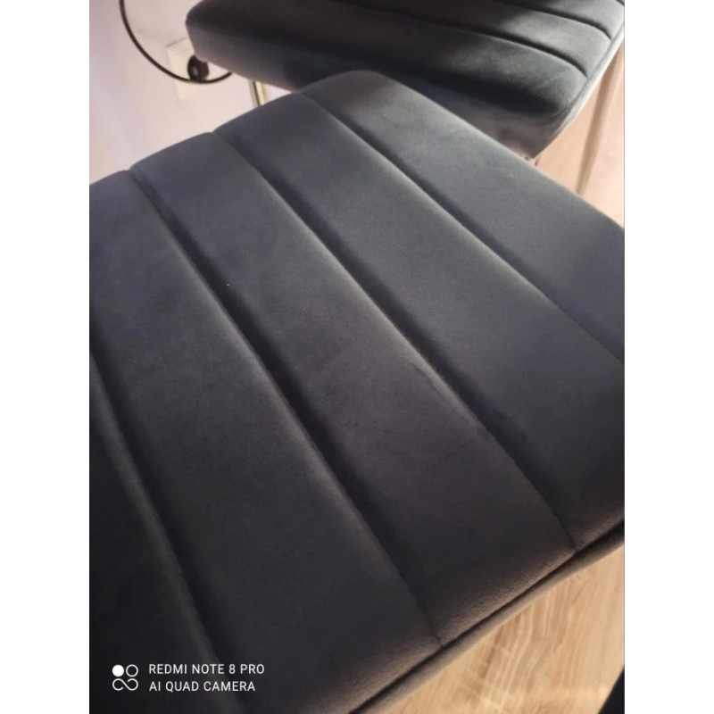 Стілець H-261 Velvet Сірий / Хром Signal