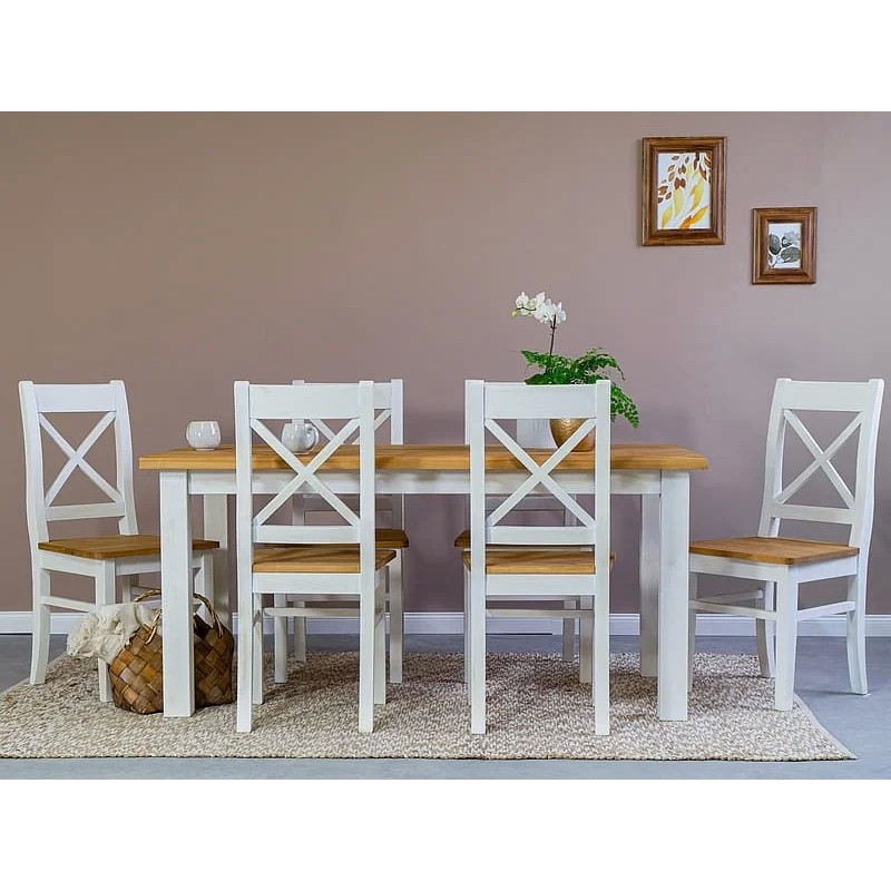 Стілець POPRAD II медово-коричневий / сосна патина Signal