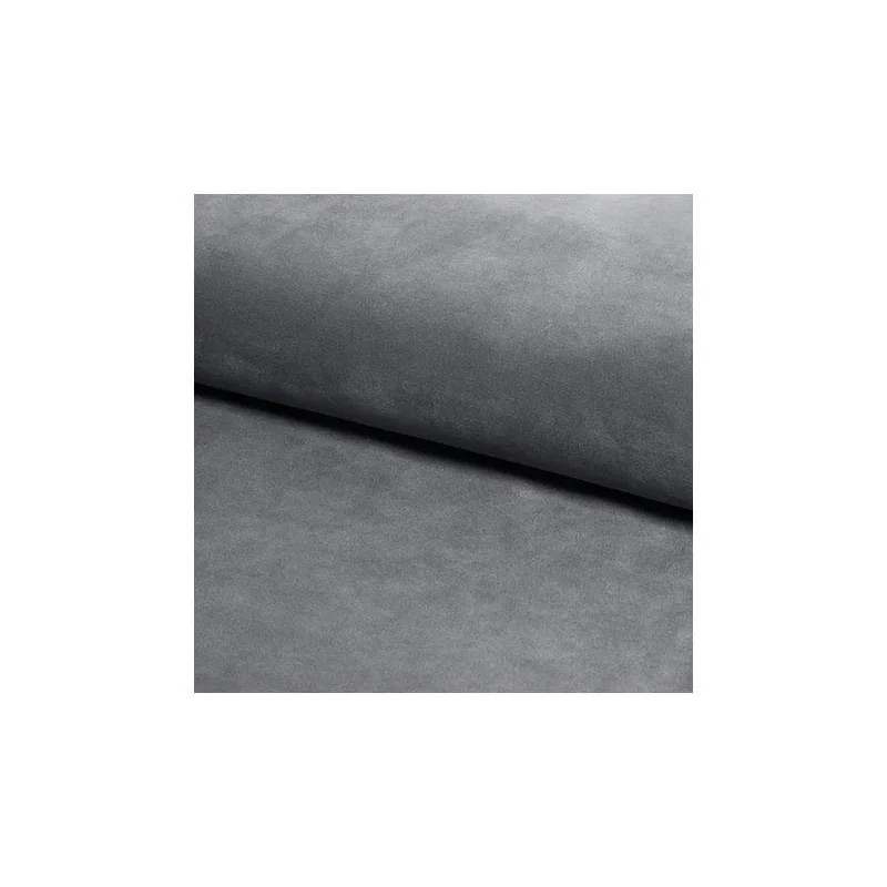 Стілець PIANO B VELVET чорний каркас / сірий BLUVEL 14 Signal