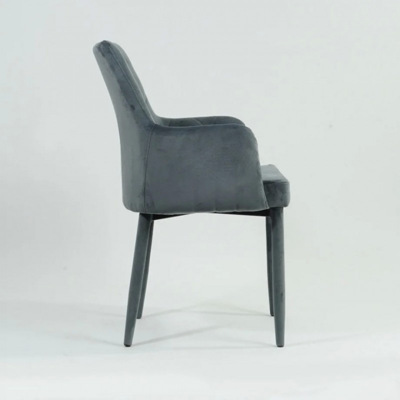 Стілець Ricardo Velvet Сірий Signal