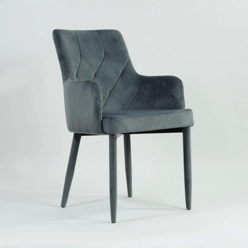 Стілець Ricardo Velvet Сірий Signal