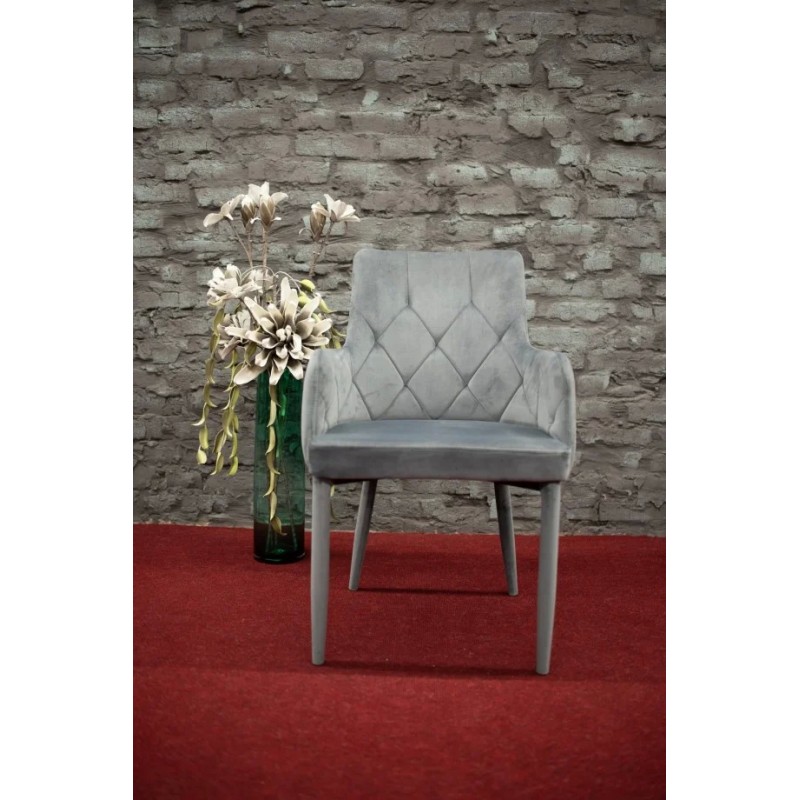 Стілець Ricardo Velvet Сірий Signal