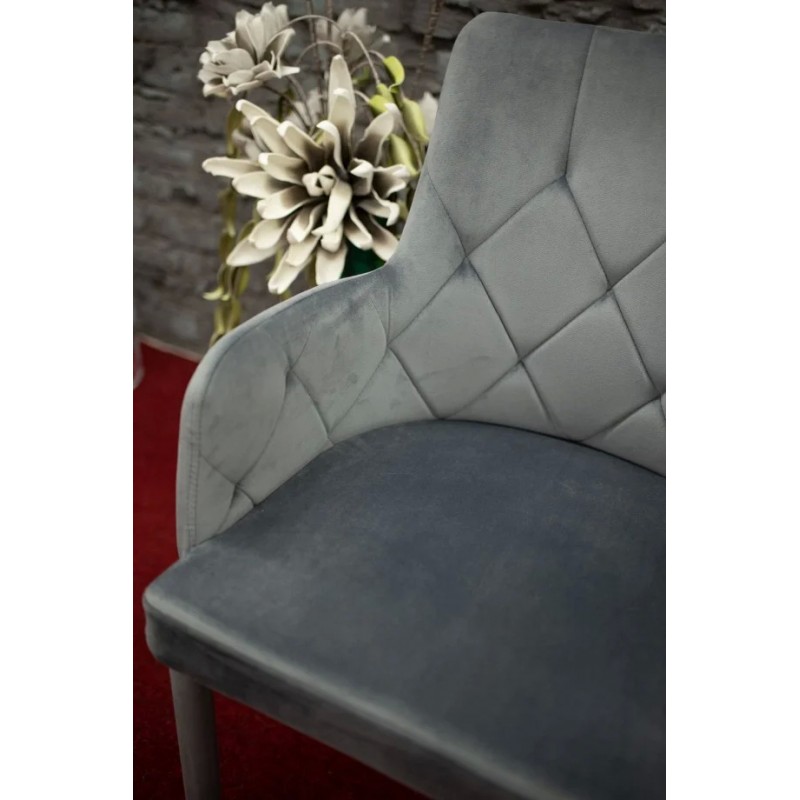 Стілець Ricardo Velvet Сірий Signal