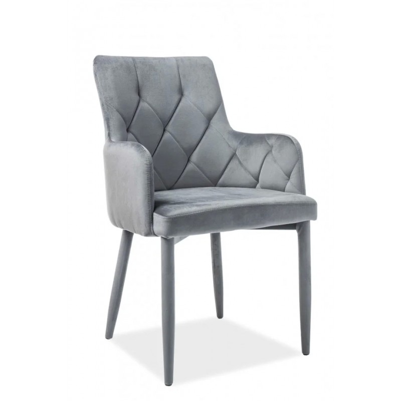 Стілець Ricardo Velvet Сірий Signal