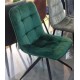 Стілець Texo Velvet Зелений / Чорний Signal