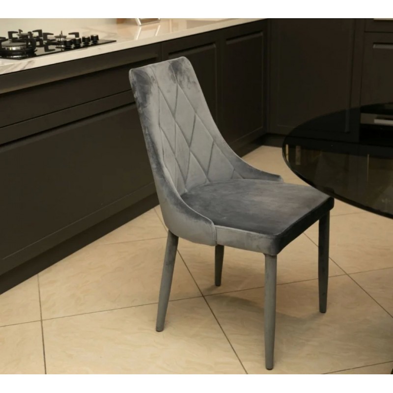 Стілець Trix Velvet Сірий Signal