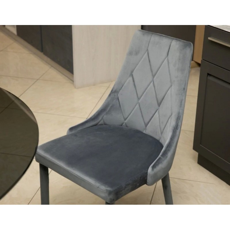 Стілець Trix Velvet Сірий Signal