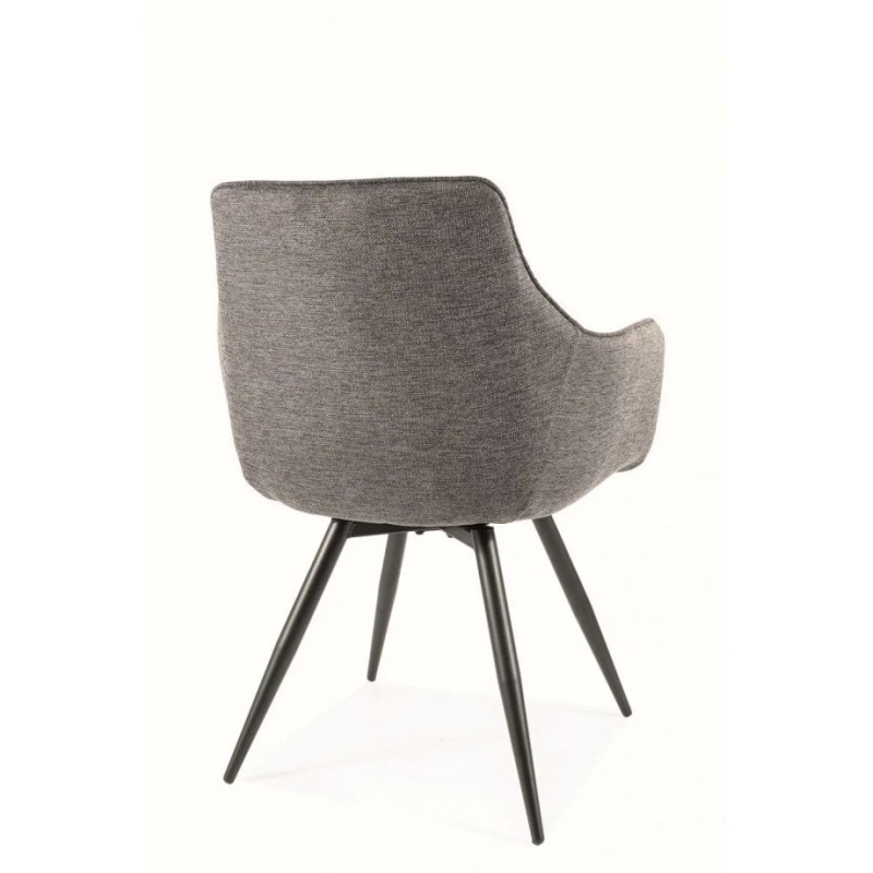 Крісло BALLO BREGO Чорний каркас / Темно-сірий 18 BALLOBRCCSZ Signal