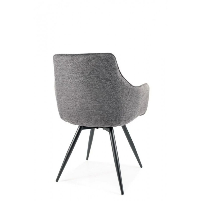 Крісло BALLO BREGO Чорний каркас / Темно-сірий 18 BALLOBRCCSZ Signal