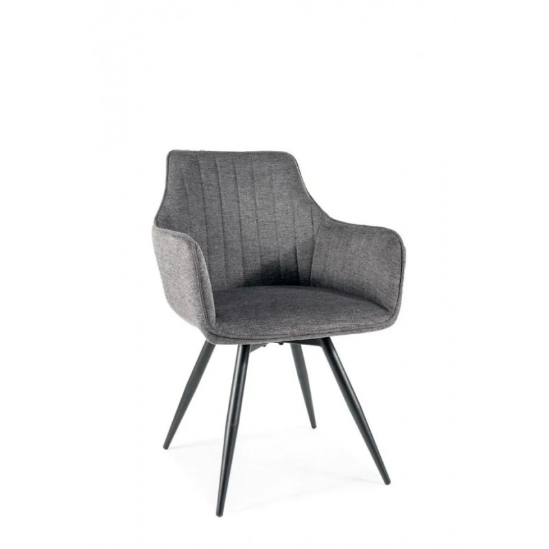 Крісло BALLO BREGO Чорний каркас / Темно-сірий 18 BALLOBRCCSZ Signal