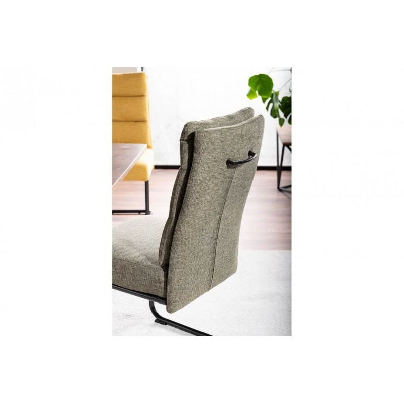 Крісло BERRY BREGO CHAIR Чорний каркас / Оливковий77 BERRYBRCOL Signal