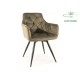 Крісло MANGO VELVET Чорний / BLUEVEL Оливковий 77 MANGOVCOL Signal