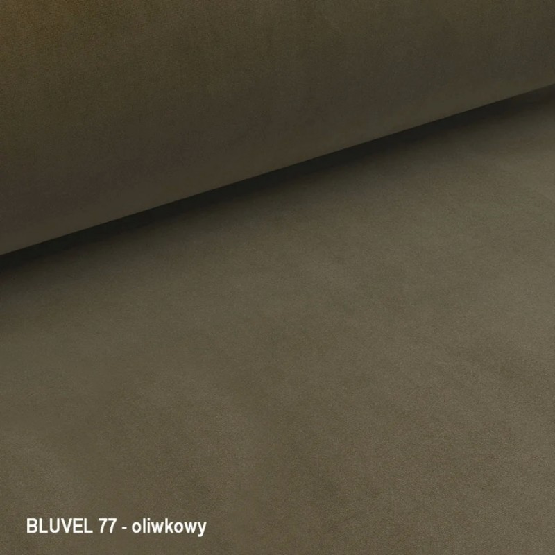 Крісло MANGO VELVET Чорний / BLUEVEL Оливковий 77 MANGOVCOL Signal