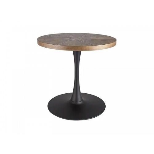 Обідній стіл AMADEO Горіх / Чорний мат Діаметр 80 AMADEOORCFI80 Signal