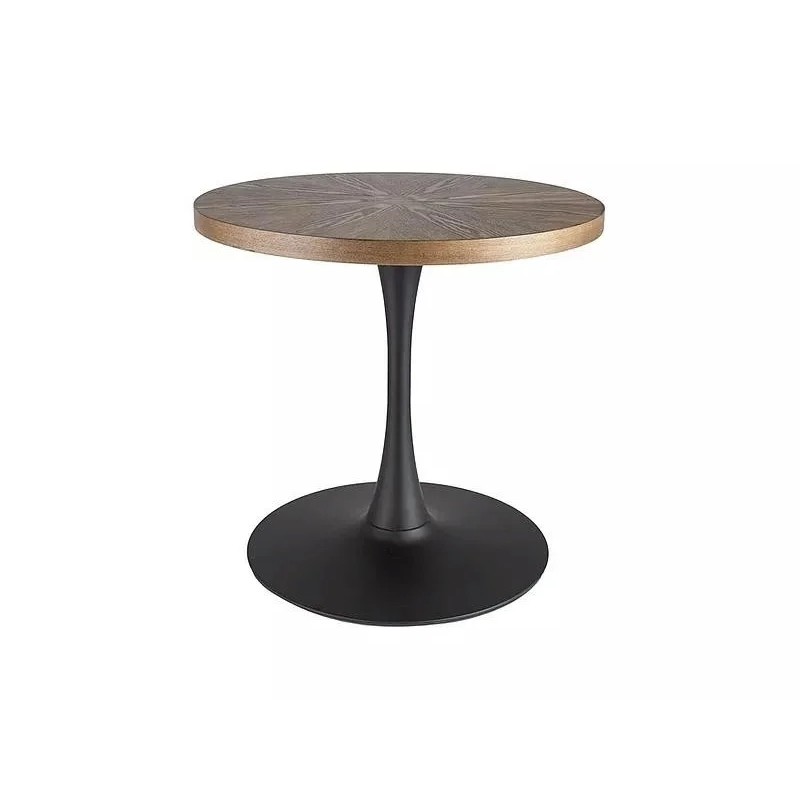 Обідній стіл AMADEO Горіх / Чорний мат Діаметр 80 AMADEOORCFI80 Signal